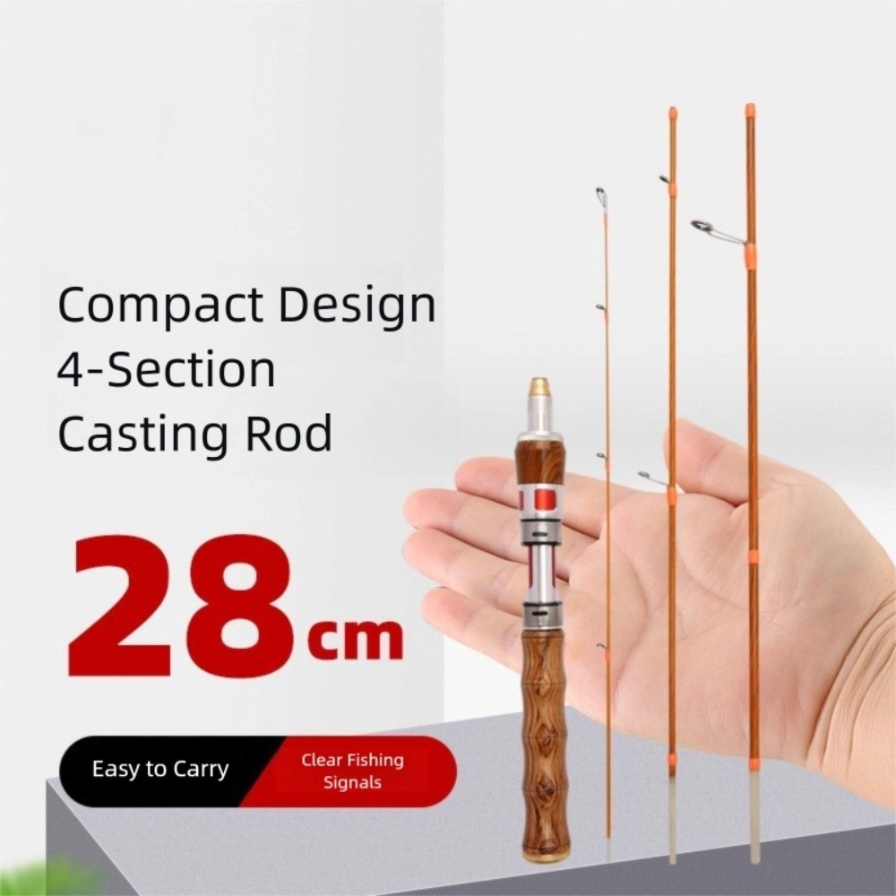 4 Sections Spinning Fishing Ro - đánh giá và giá Fishing Rod Ice