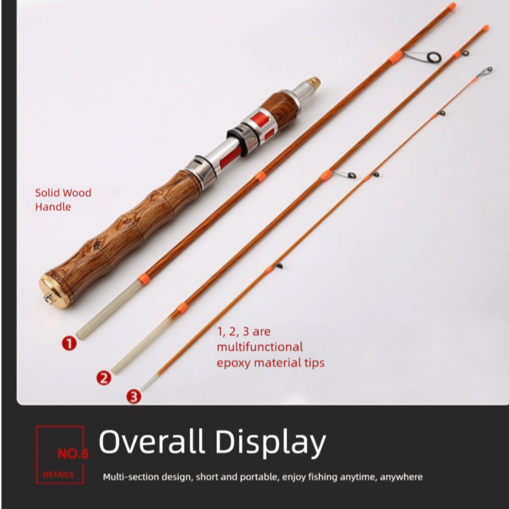 4 Sections Spinning Fishing Ro - đánh giá và giá Fishing Rod Ice